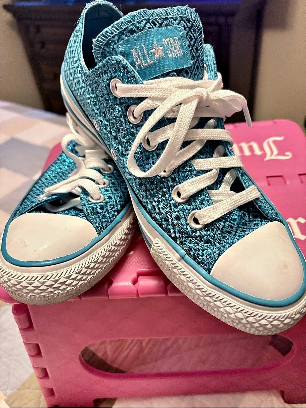 Converse Chuck Taylor All Star Geometric High Top Sneakers US 7